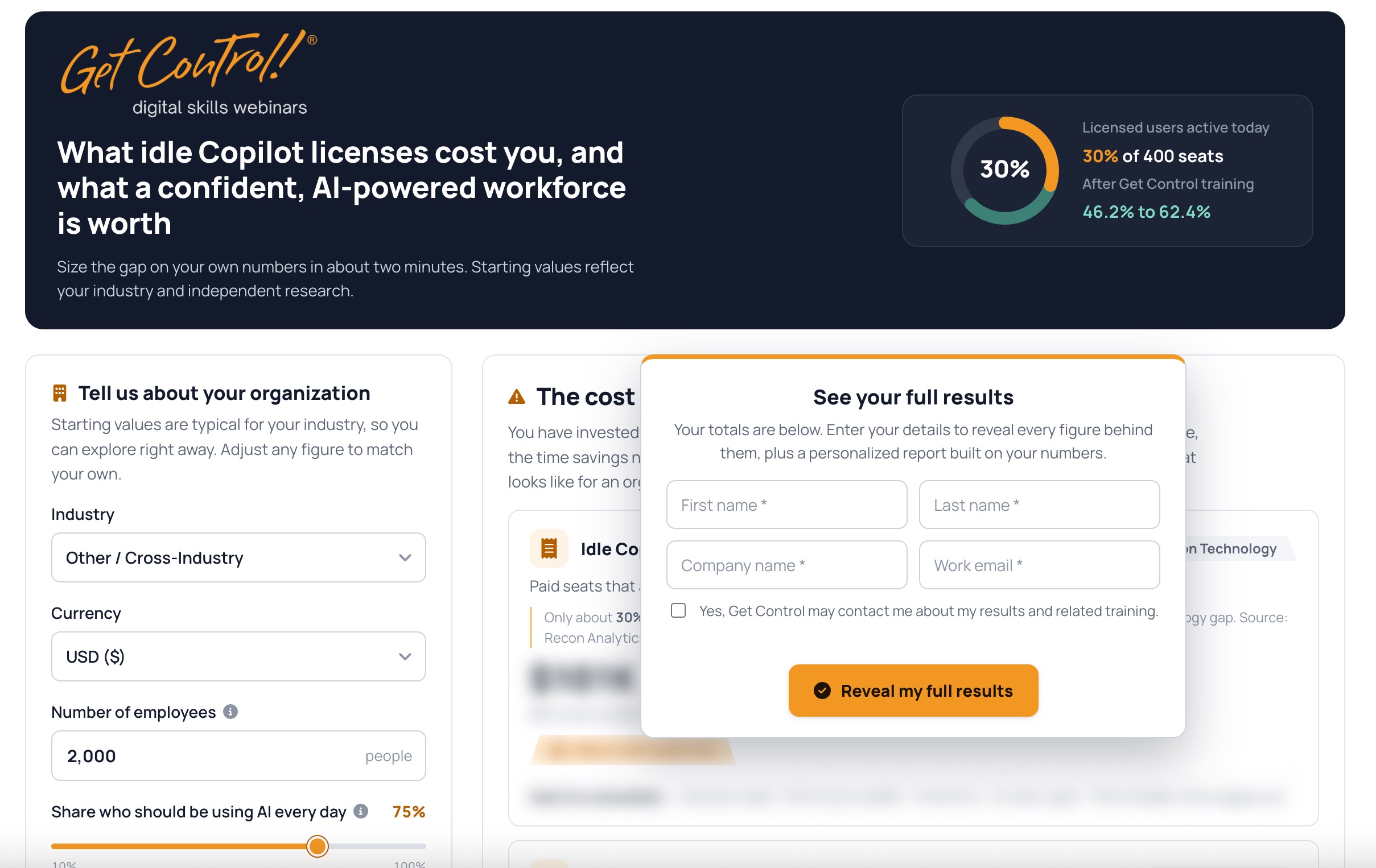 Get Control Calculator Screenshot